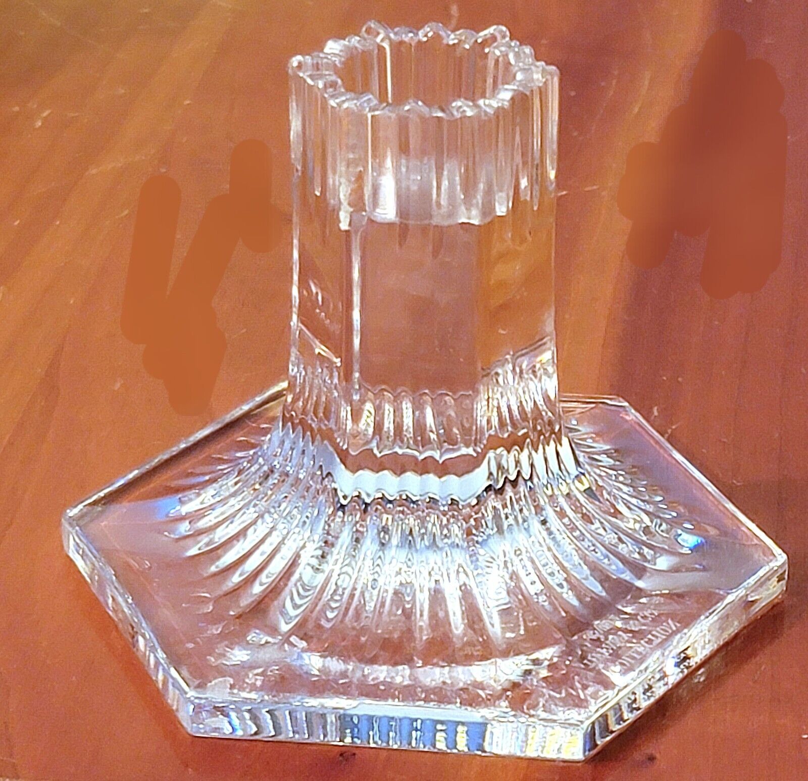Louis Comfort Tiffany Collection 1992 Lead Crystal Candle Holder(s) 3\