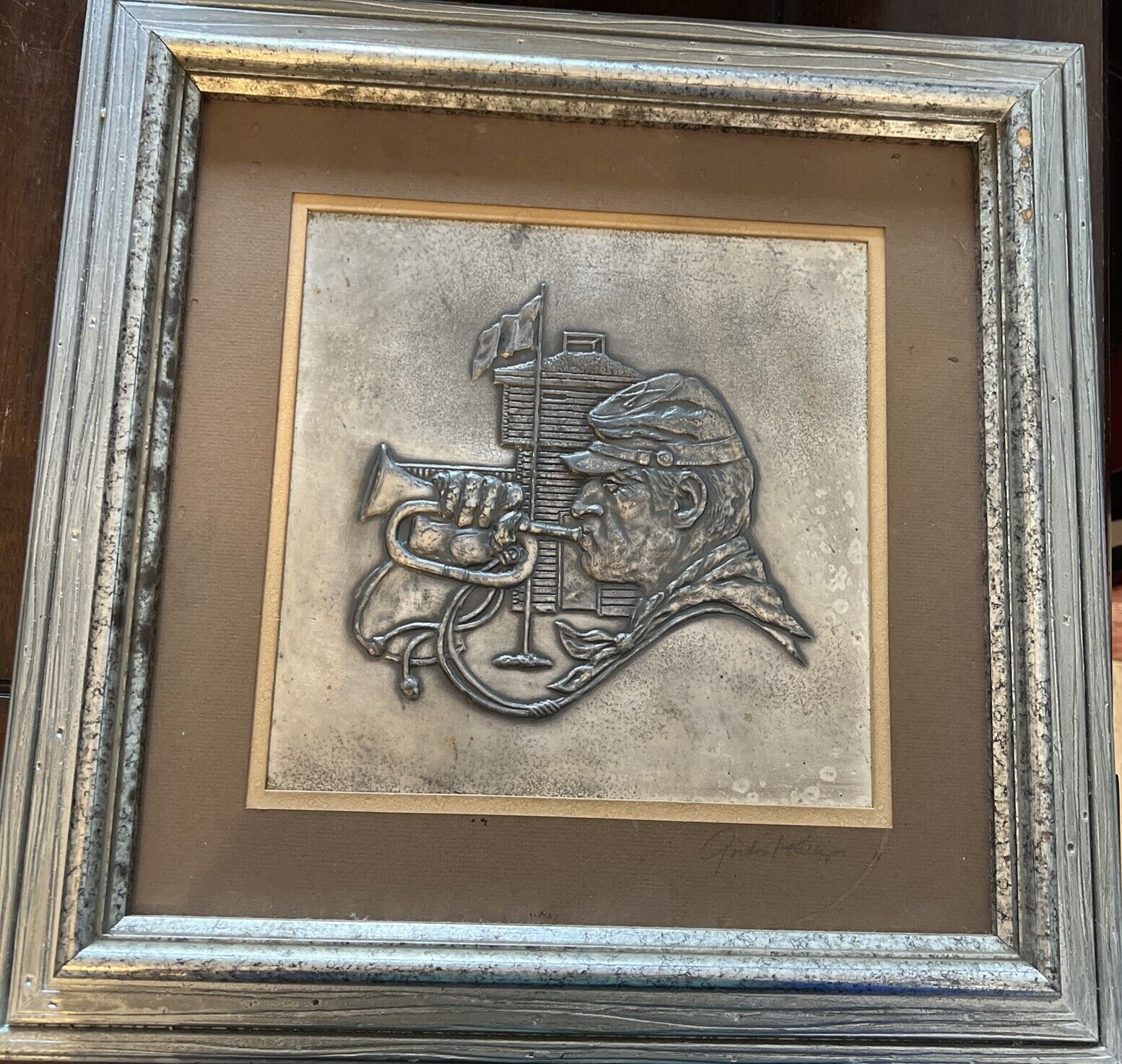 Gordon Phillips Western Silver Relief Wall Art Sculpture From “The Westerners”