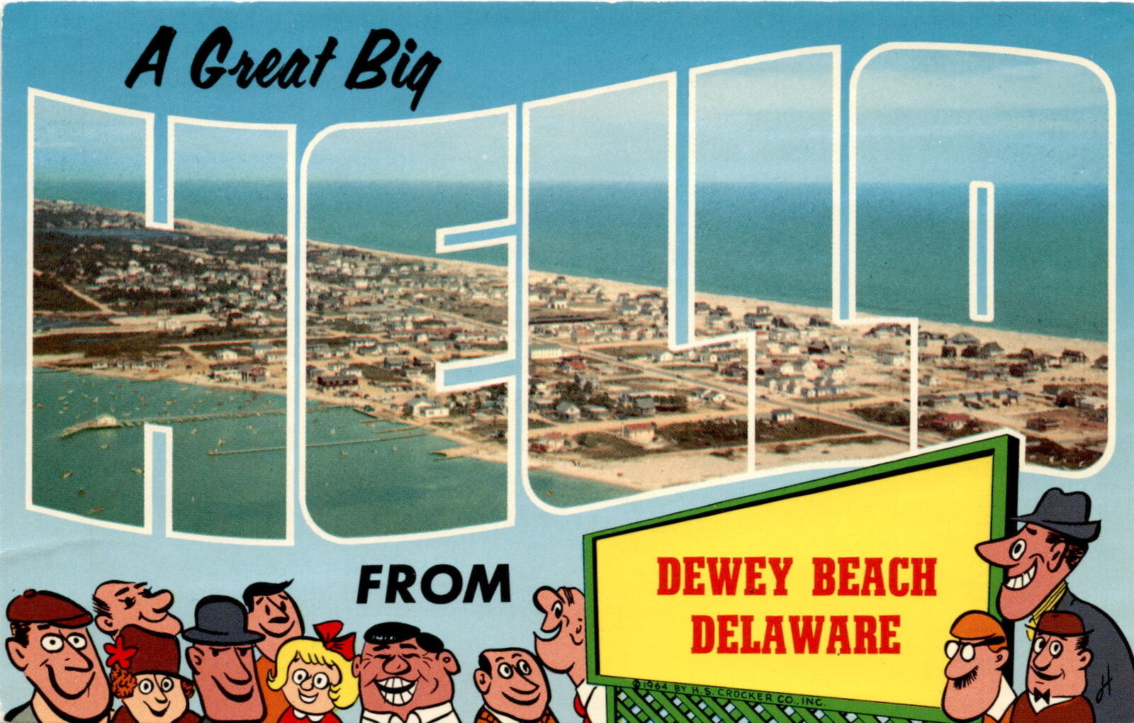 Dewey Beach, Delaware, 1964, Johnny Marsh\'s Yacht Basin, RAIN