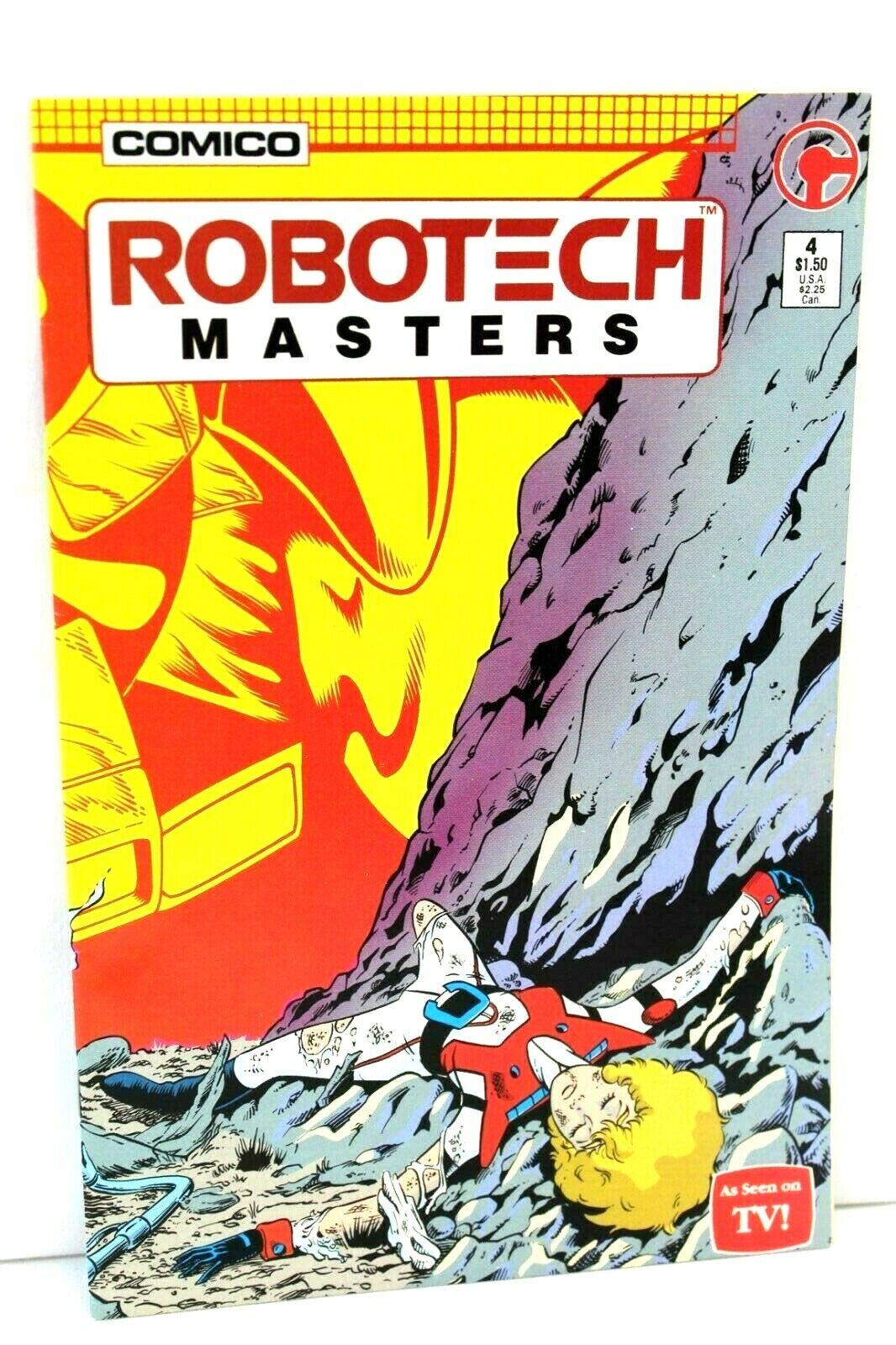 Robotech Masters #4 Half Moon 1985 Comic Comico Comics F-