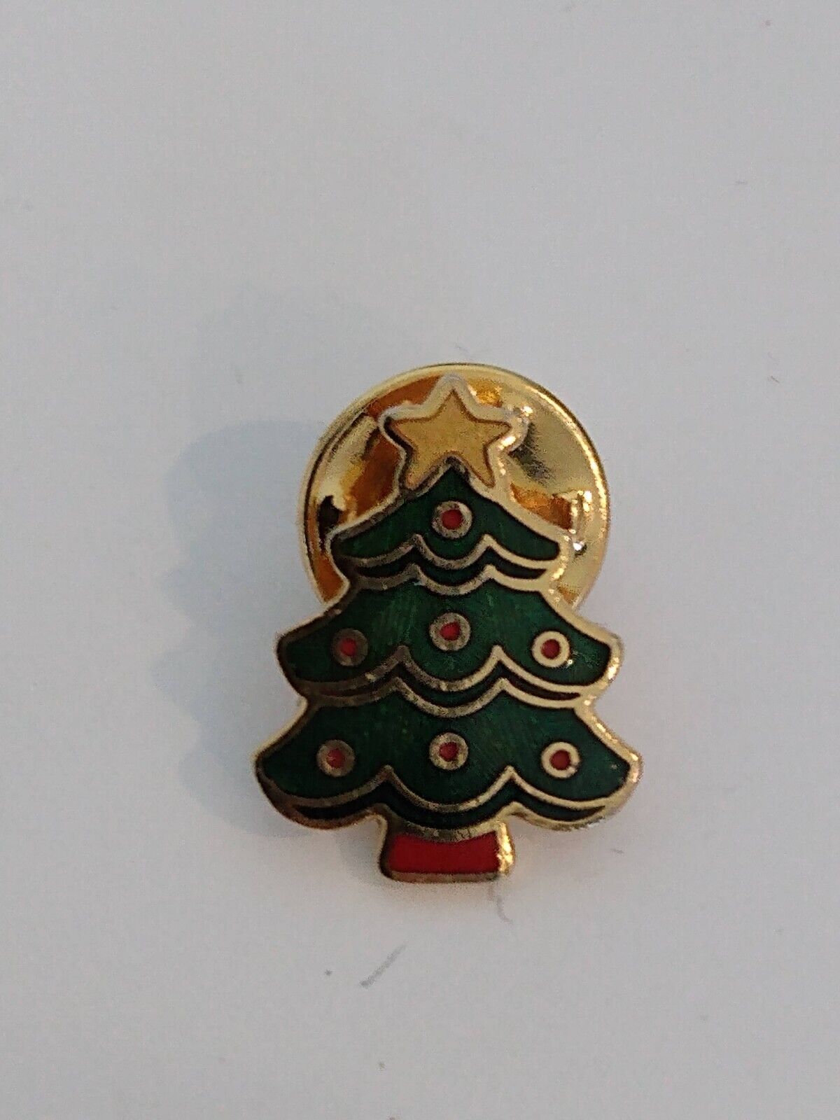 1983 Small Christmas Tree Hallmark Lapel Pin