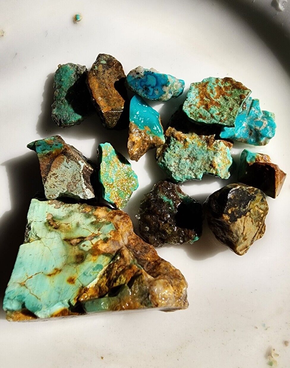 87.9 Grams Authentic Old Bell Turquoise Nuggets 