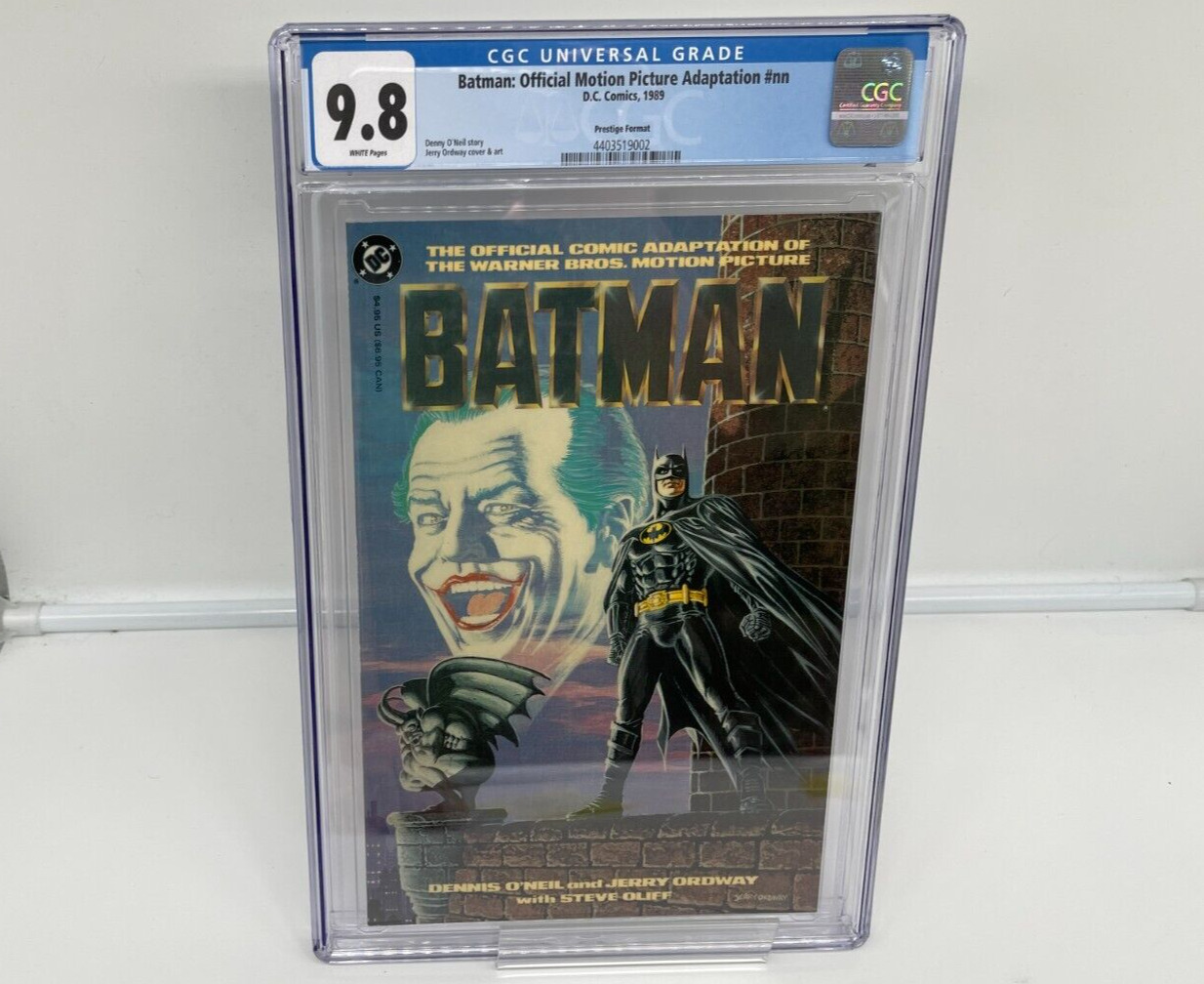Batman: Official Movie Adaptation #nn CGC 9.8 Prestige Format DC 1989
