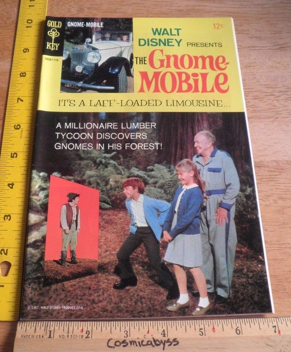 The Gnome Mobile Gold Key F/VF 1967 comic book Movie Comics Disney