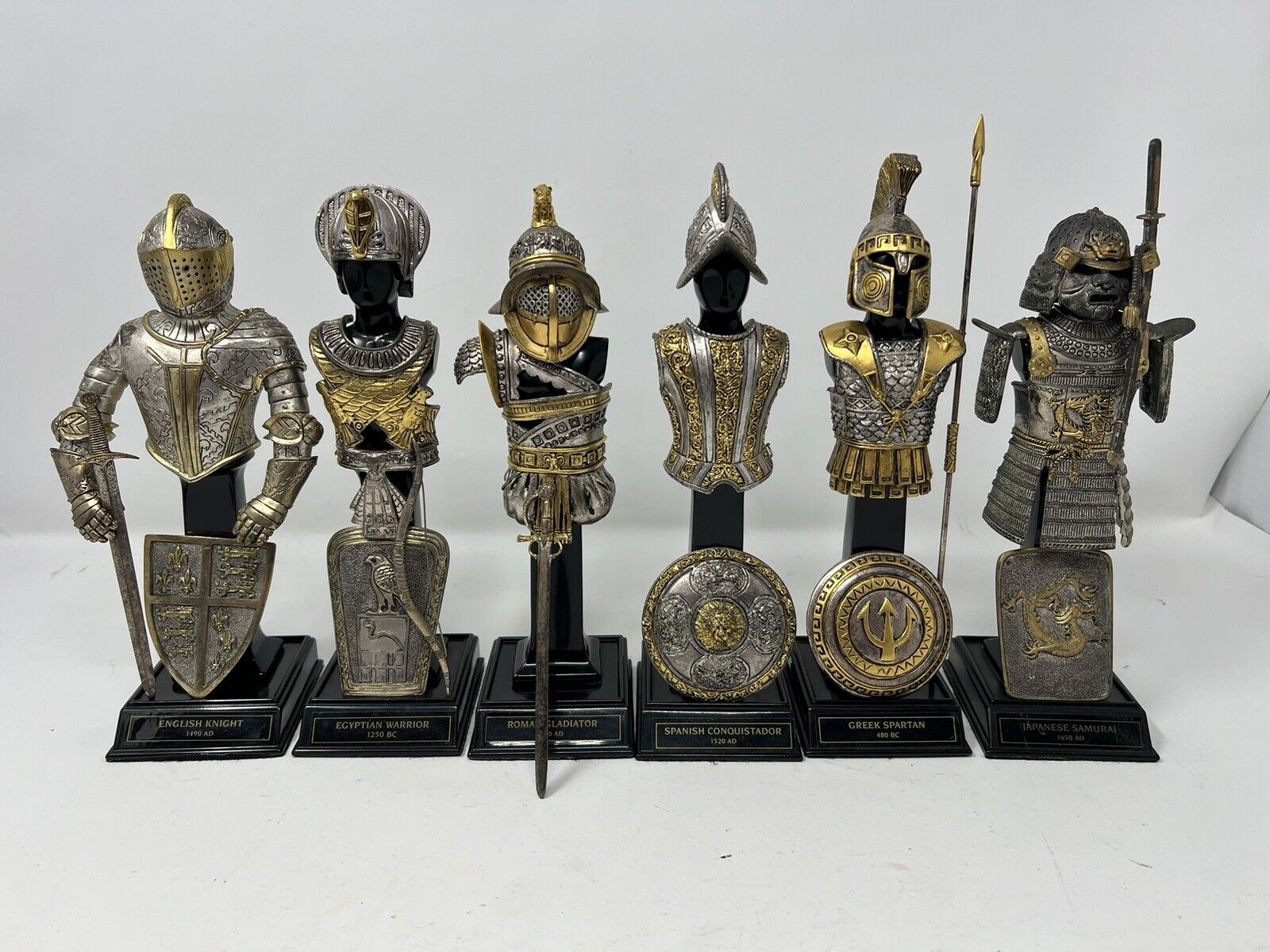 Franklin Mint - Warrior Armor through the Ages (Set of 6)