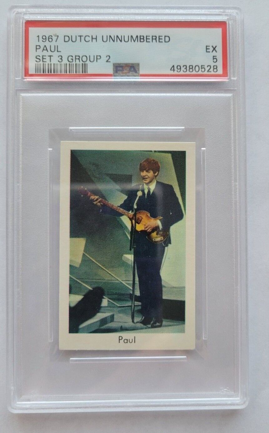 PSA 5 PAUL McCARTNEY The Beatles 1967 Set 3 Group 2 Card (Paul)