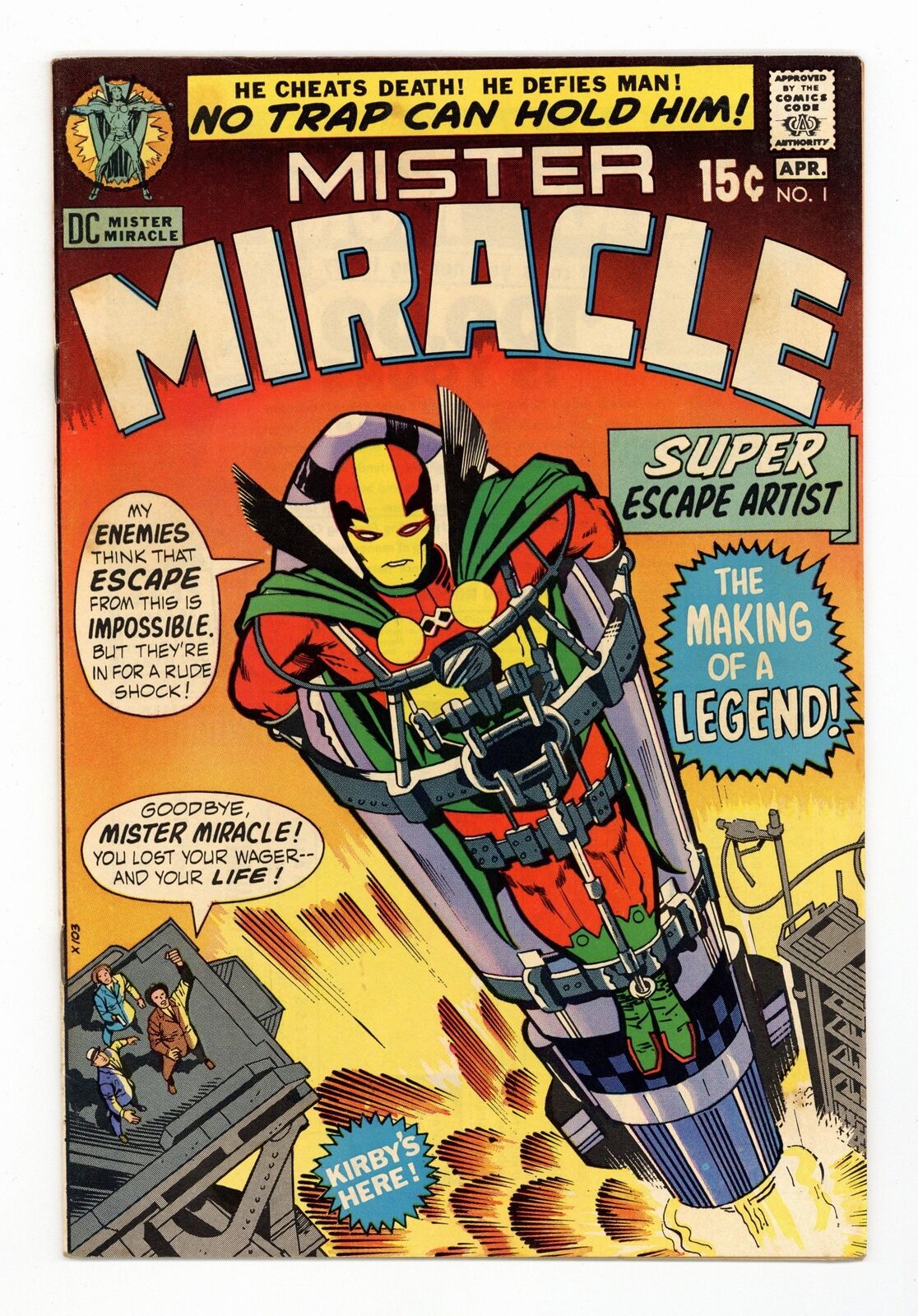 Mister Miracle #1 VG/FN 5.0 1971 1st app. Mr. Miracle