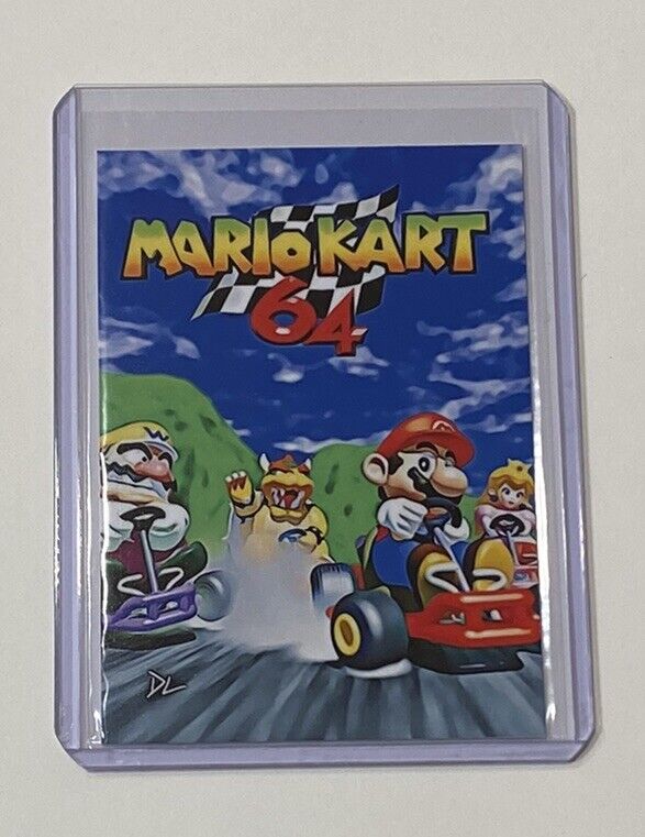 Mario Kart 64 Limited Edition Artist Signed “Nintendo Classic” Trading Card 2/10