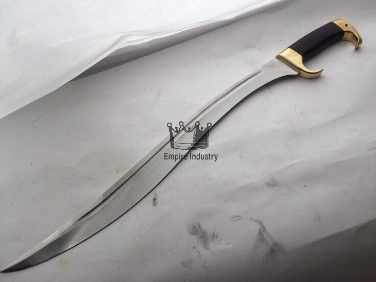 28\'\' Handmade Carbon Steel Falcata Sword Medieval Battle Ready Sword W/ Sheath