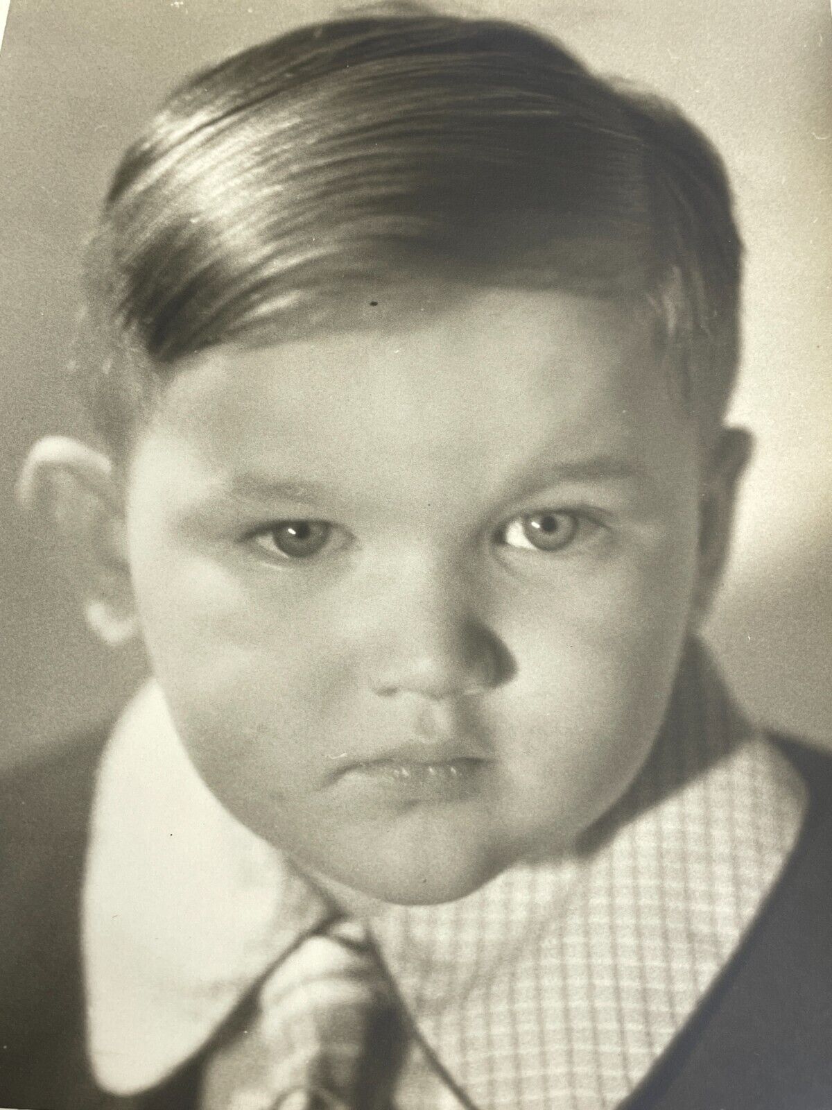 BV Photograph 8x10 1930's Boy Portrait