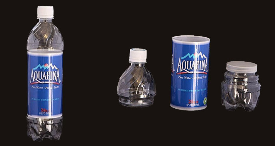 Aquafina Water Bottle Hidden Secret Container Compartment Diversion Stash 3 part
