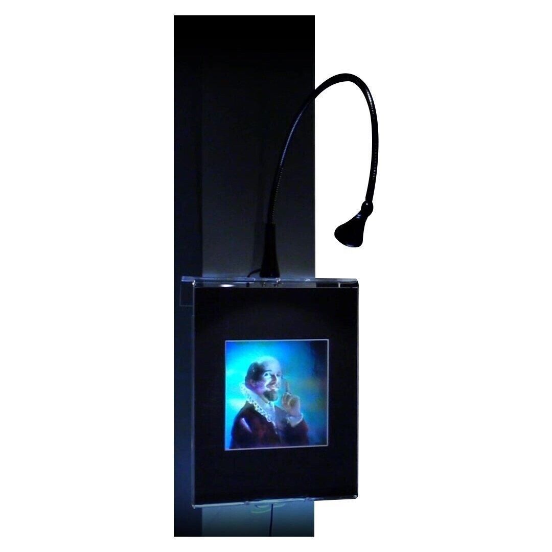 Shakespeare Matted Hologram Picture, 3D Embossed Type Lighted Wall Display 8x10\