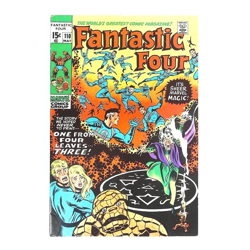 Fantastic Four (1961 series) #110 in Very Fine condition. Marvel comics [f}