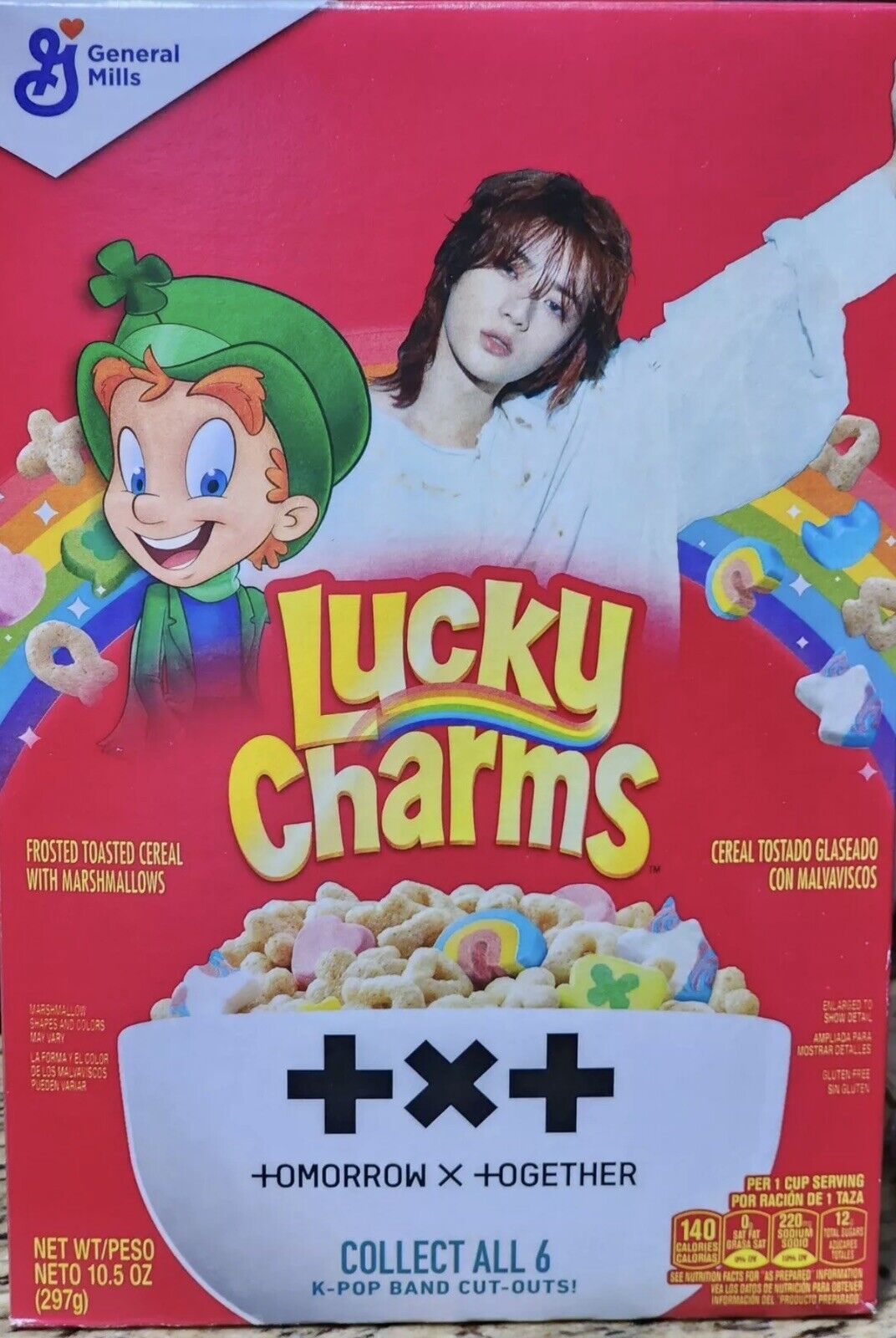 TXT Tomorrow x Together Beomyu 범규 Lucky Charms General Mills GM Cereal Sealed