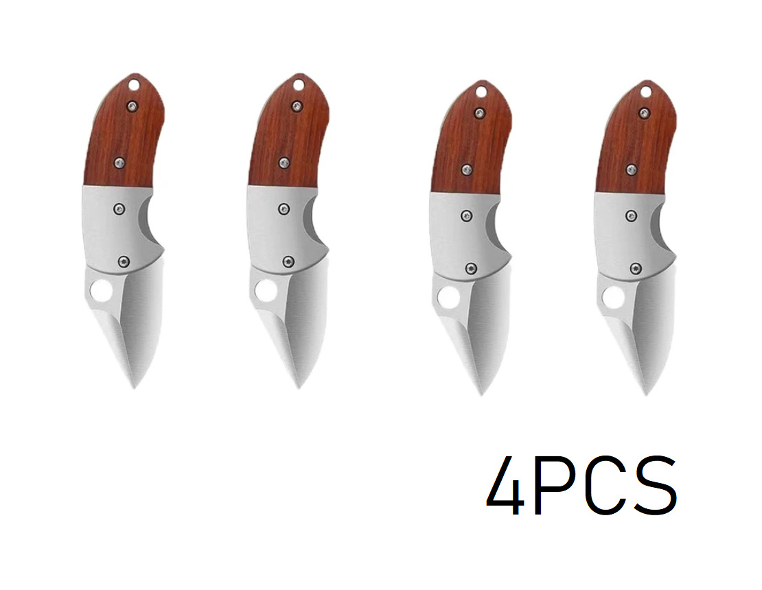4pcs Mini Folding Knife Knife Outdoor Camping Knife Fillet Knife fishing Express