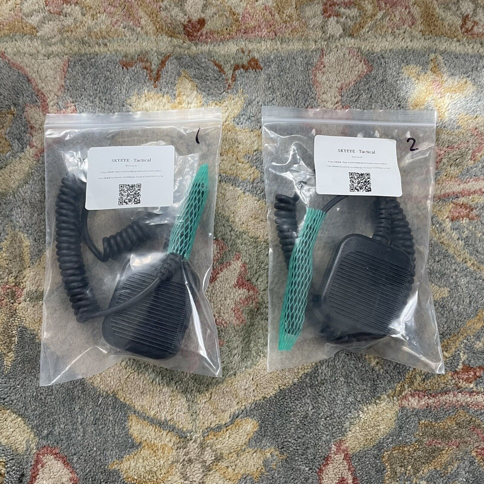 Two Xacore Speaker Mics for Baofeng UV-9R/G , A58 , GT-3WP . Retevis RT-6
