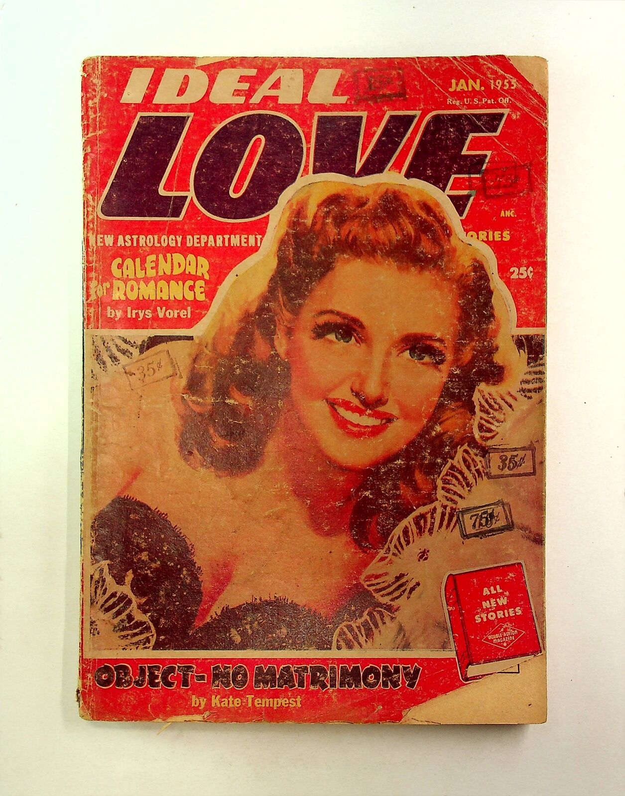 Ideal Love Pulp Jan 1955 Vol. 15 #5 GD