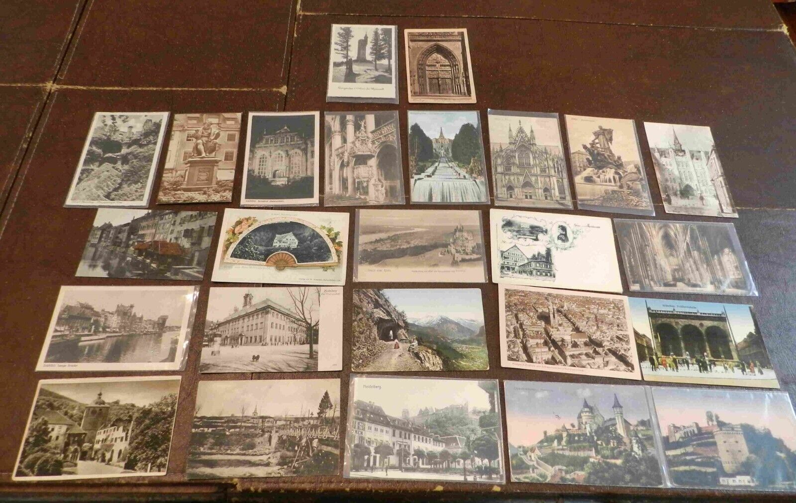 Lot of 25 Postcards (Lot 1228) Old Germany Blank Unposted