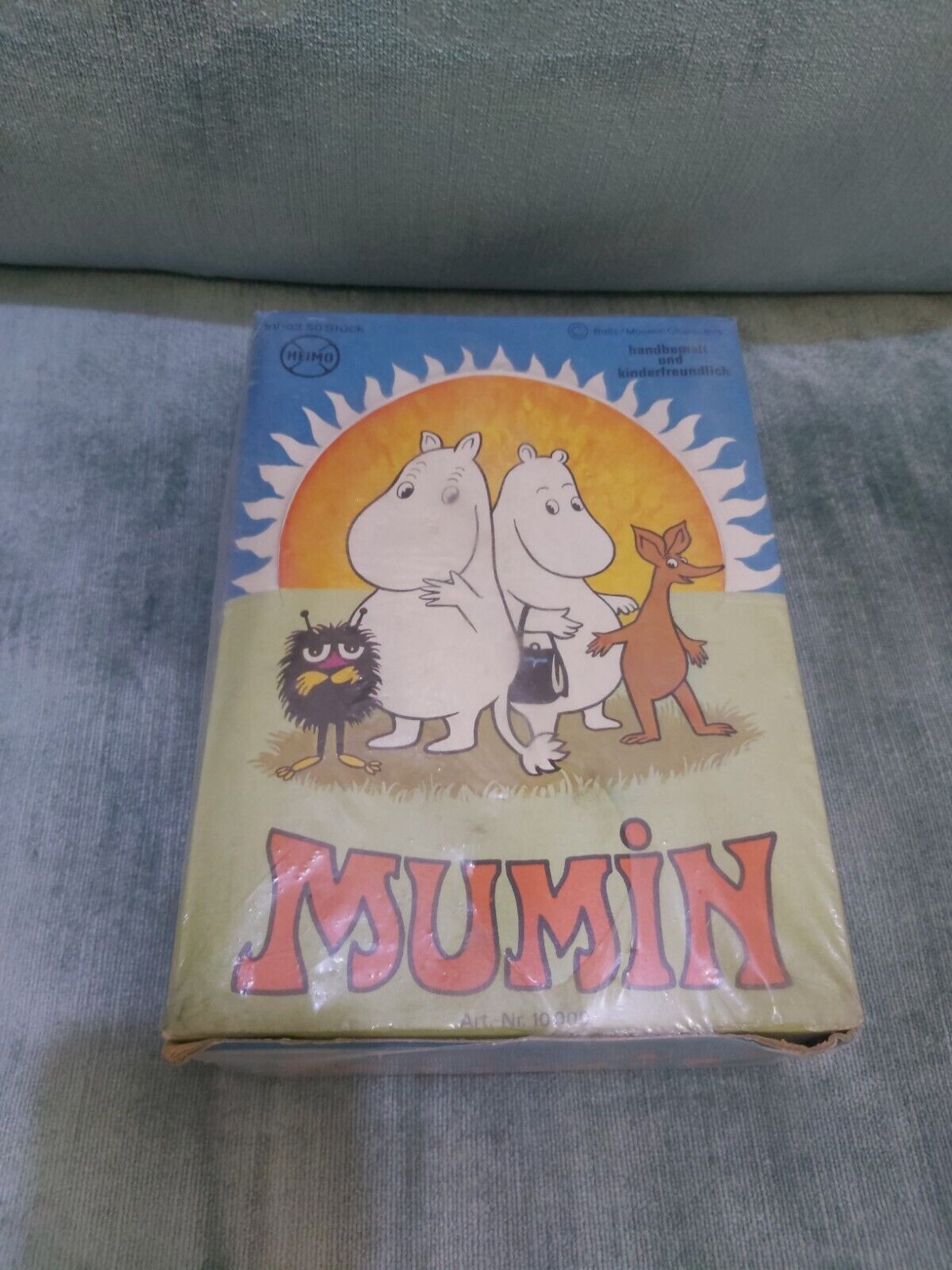 NOS- Vintage -  Moomin Figures Heimo Bulls - SEALED box - have 50 Figures 
