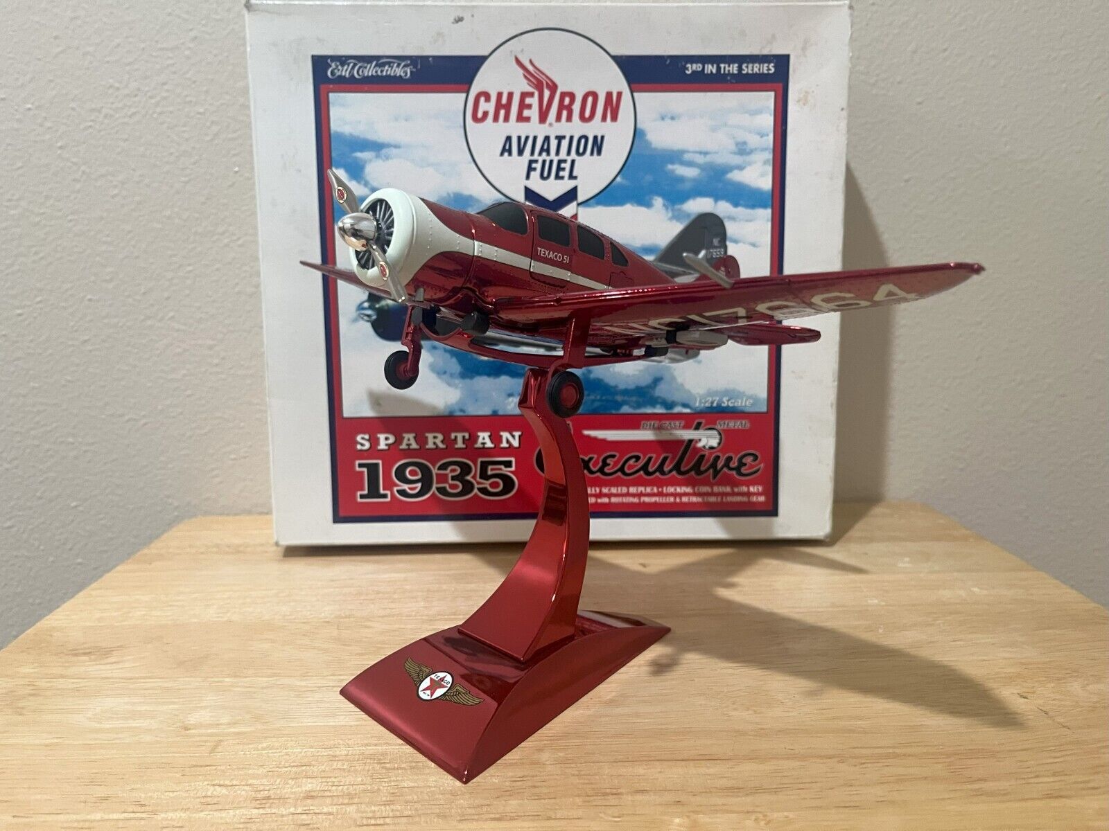 Wings Of Texaco 1935 Spartan Executive Airplane 3rd Edition Die-Cast