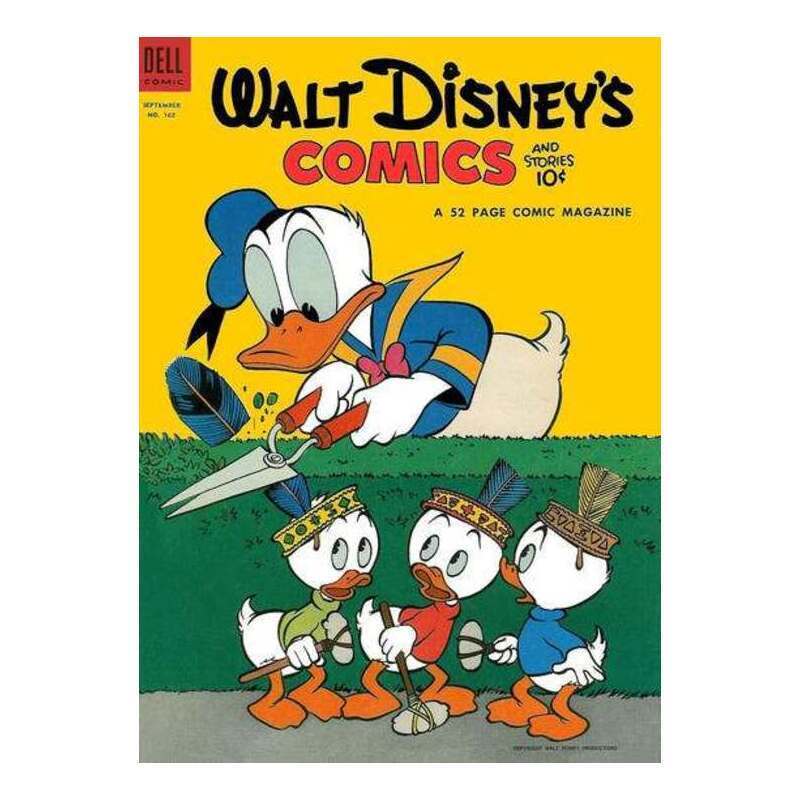 Walt Disney's Comics and Stories #168 in Fine minus condition. Dell comics [h]