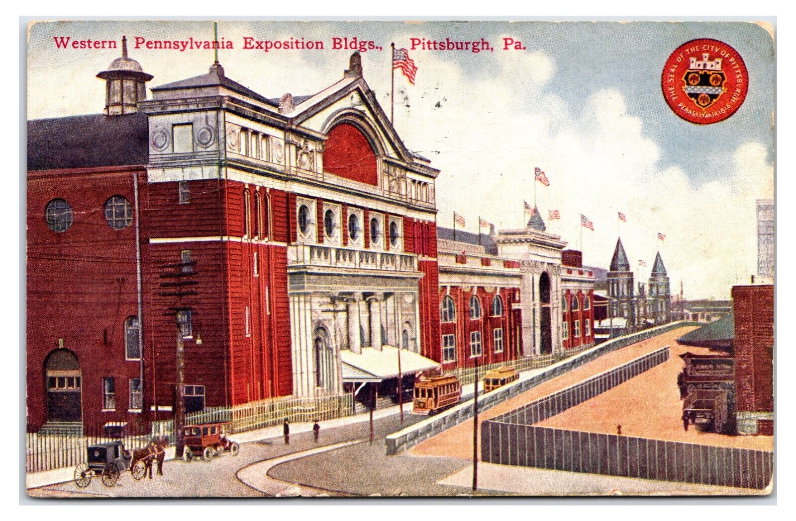 1910s- Western PA Exposition - Pittsburgh, Pennsylvania Postcard (Posted 1911)