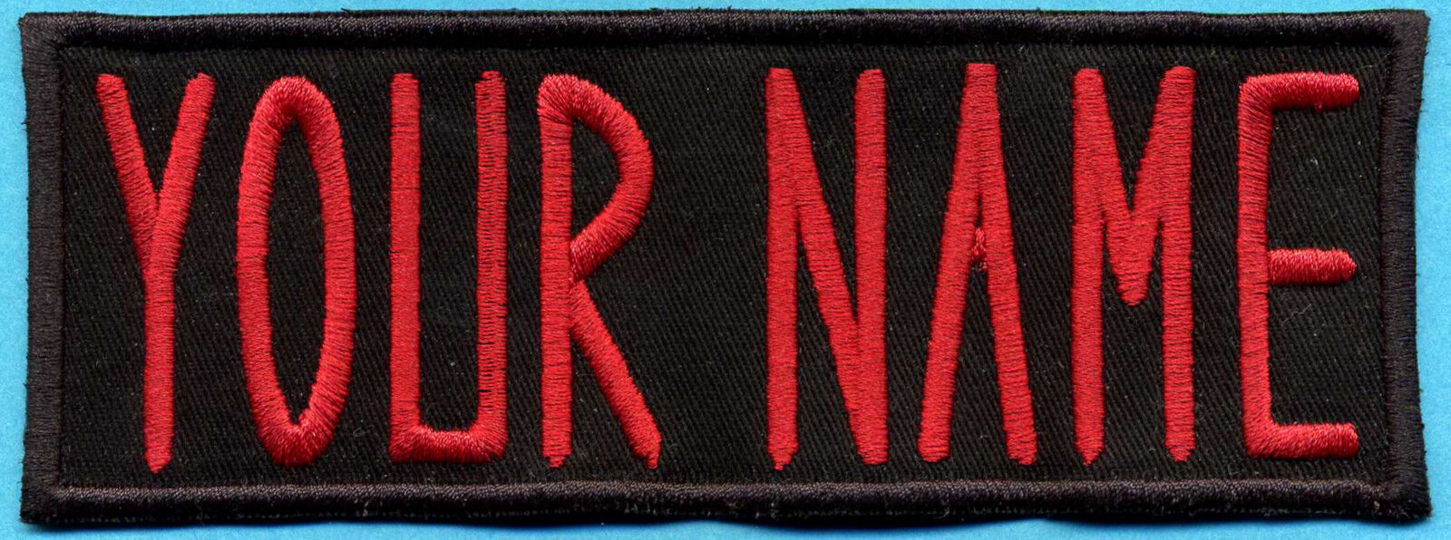 ADULT Custom Ghostbusters Embroidered Name Tag Patch  [IRON-ON]  -- YOUR NAME