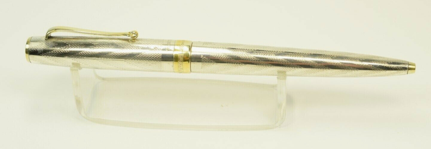 BEAUTIFUL MONTEGRAPPA 402 STERLING SILVER 925 BALLPOINT PEN MADE IN ITALY