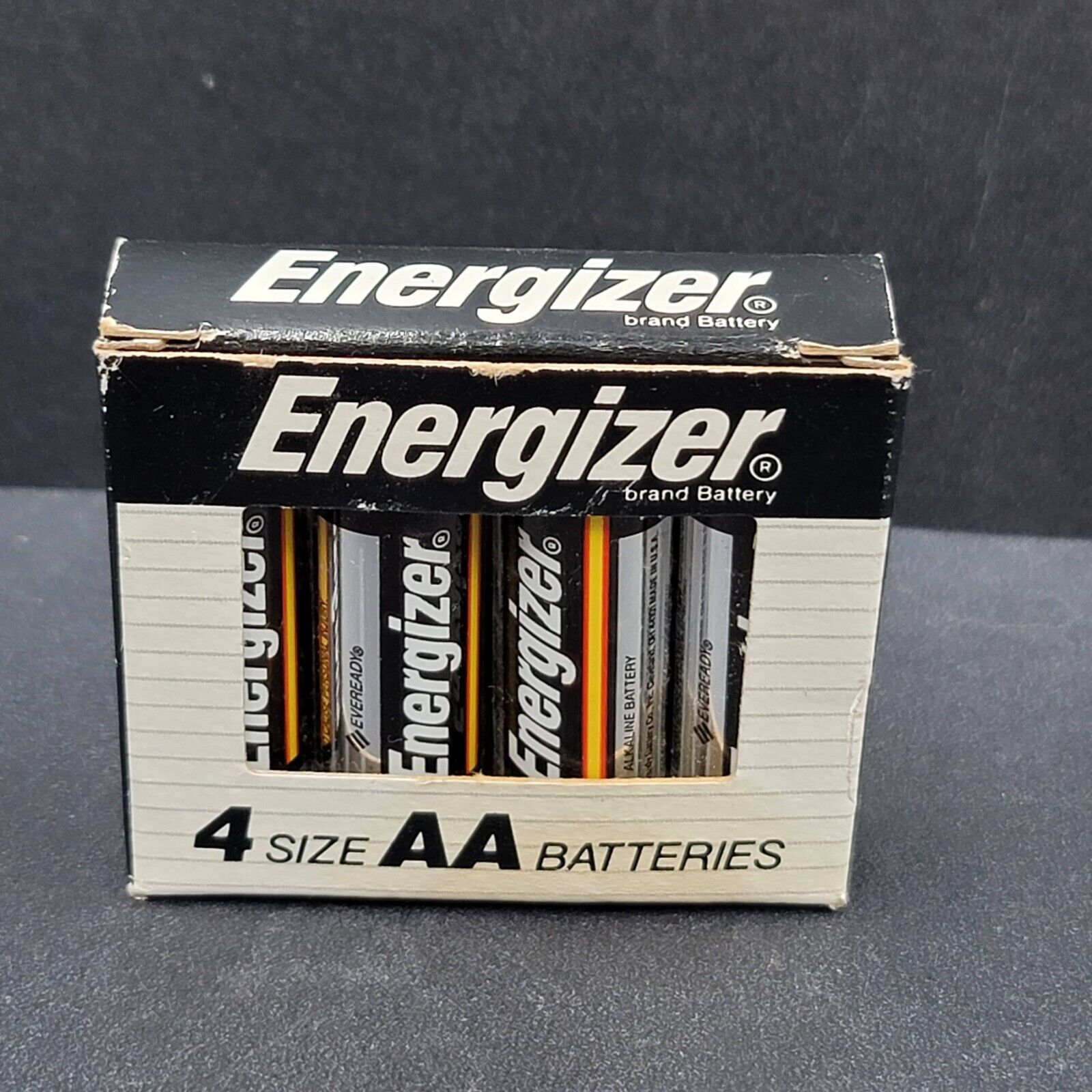 4 Vintage Energizer AA Batteries in Original Box