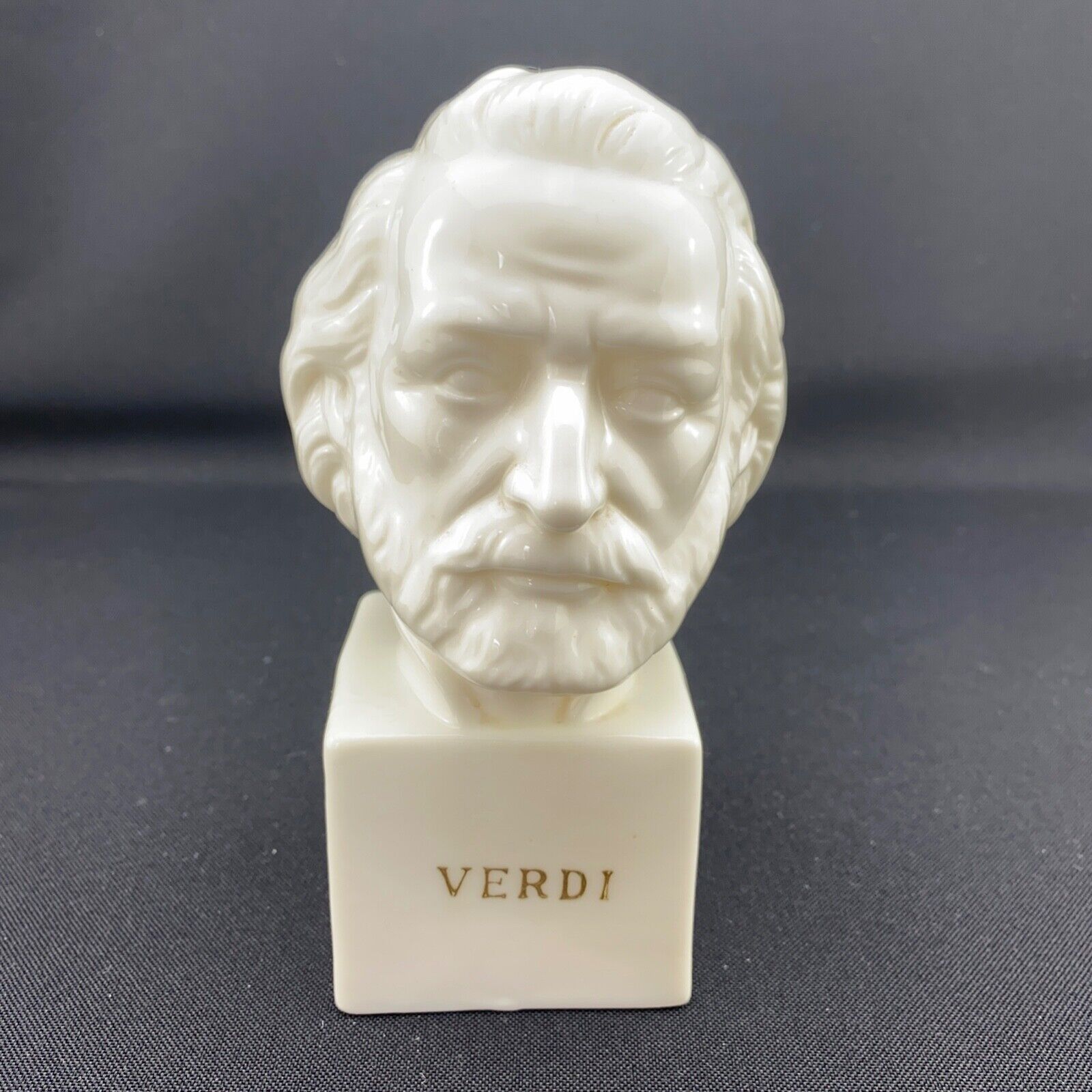 VTG Verdi Great Composer Series Porcelain Figurine Bust Verdi Opera Italy