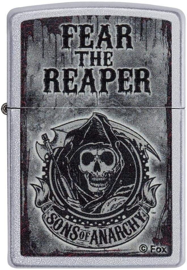 Zippo Sons of Anarchy Fear the Reaper 28502 Satin Chrome