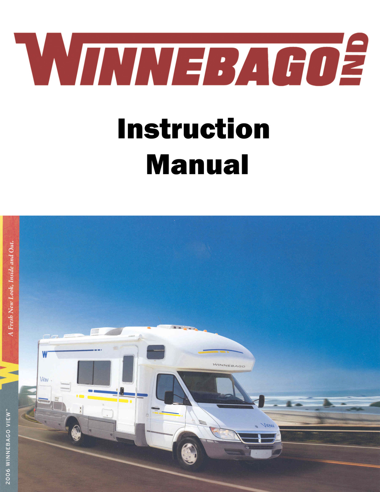 2006 Winnebago View Home Owners Operation Manual User Guide Coil Bound