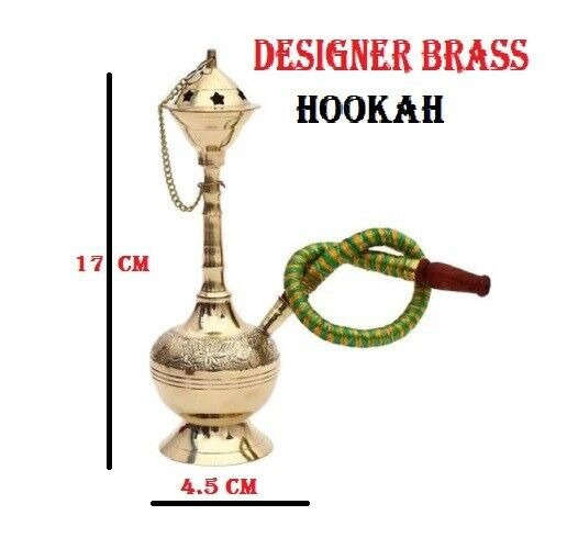 Hookah Brass Designer Smoking Bong Narguile hukka & Beautiful Home Decor Hooka