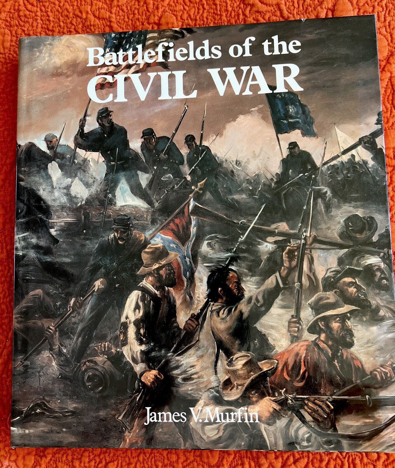 1990 BATTLEFIELDS OF THE CIVIL WAR James V. Murfin oversized hardcover Excellent