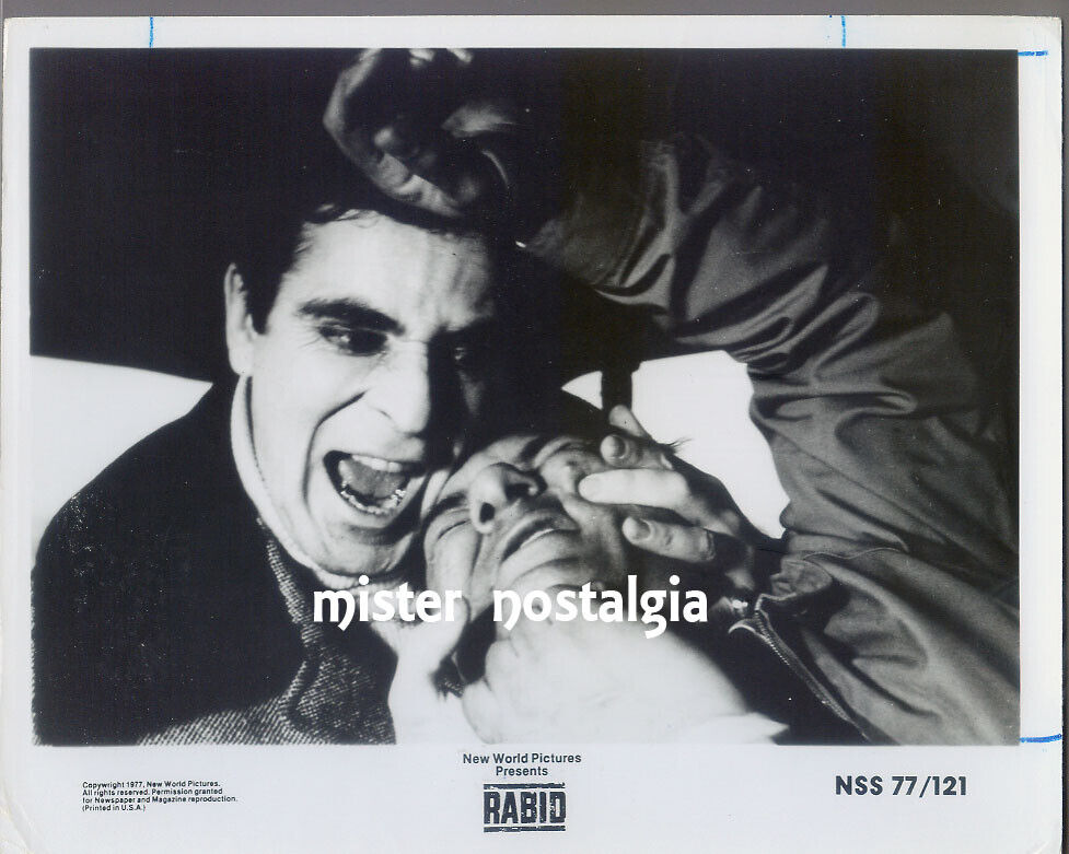 Vintage Photo 1977 Rabid Blood Thirsty Zombie David Cronenberg