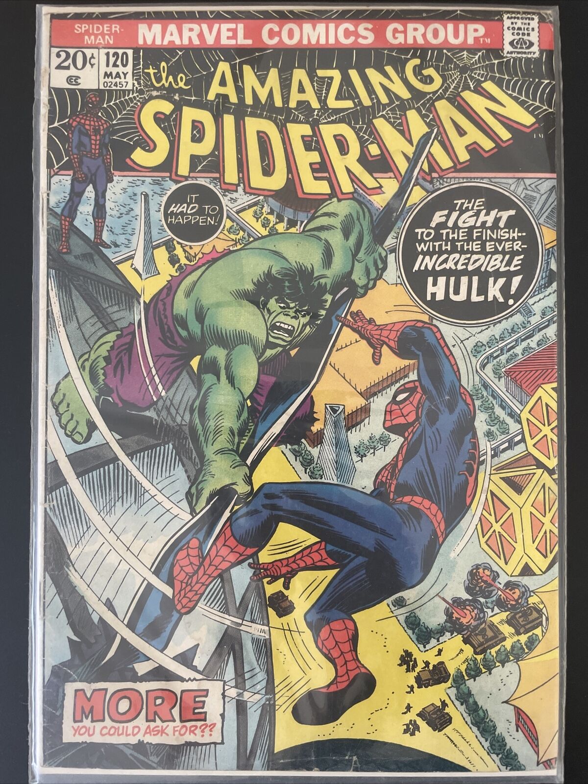 Amazing Spider-Man #120 (Marvel) vs HULK Classic Romita