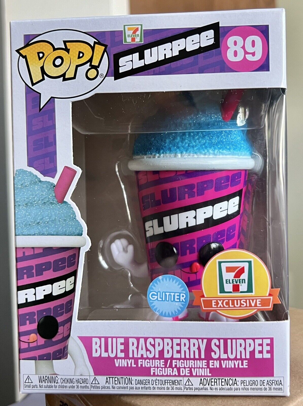 Funko Pop Ad Icons: (Glitter) BLUE RASPBERRY SLURPEE #89 7/11  Exclusive