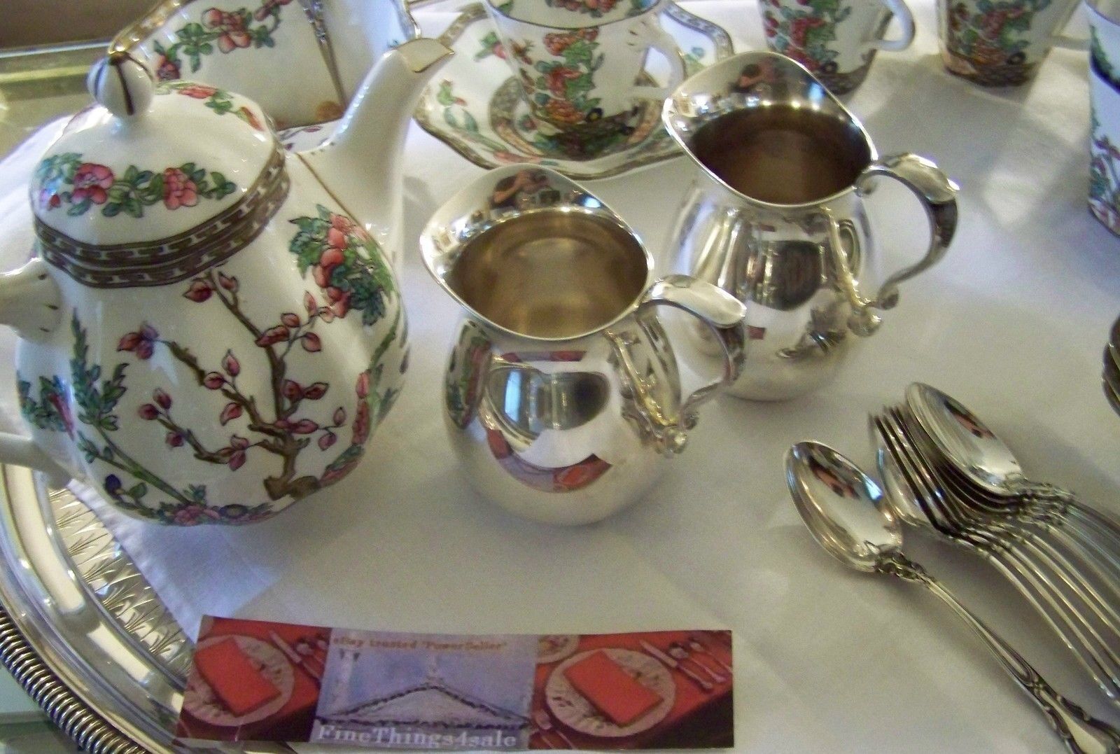 REED AND BARTON SILVER SMALL HANDLED CREAMER PITCHER  ~ VIEW OUR OTHER LISTINGS