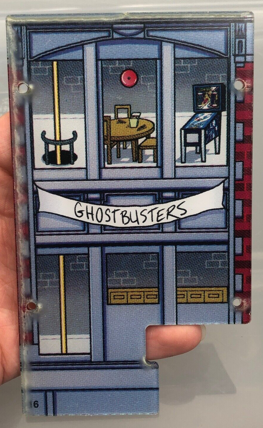Stern Ghostbusters Building Plastic ~ Stargazer. NOS Pinball Machine Parts