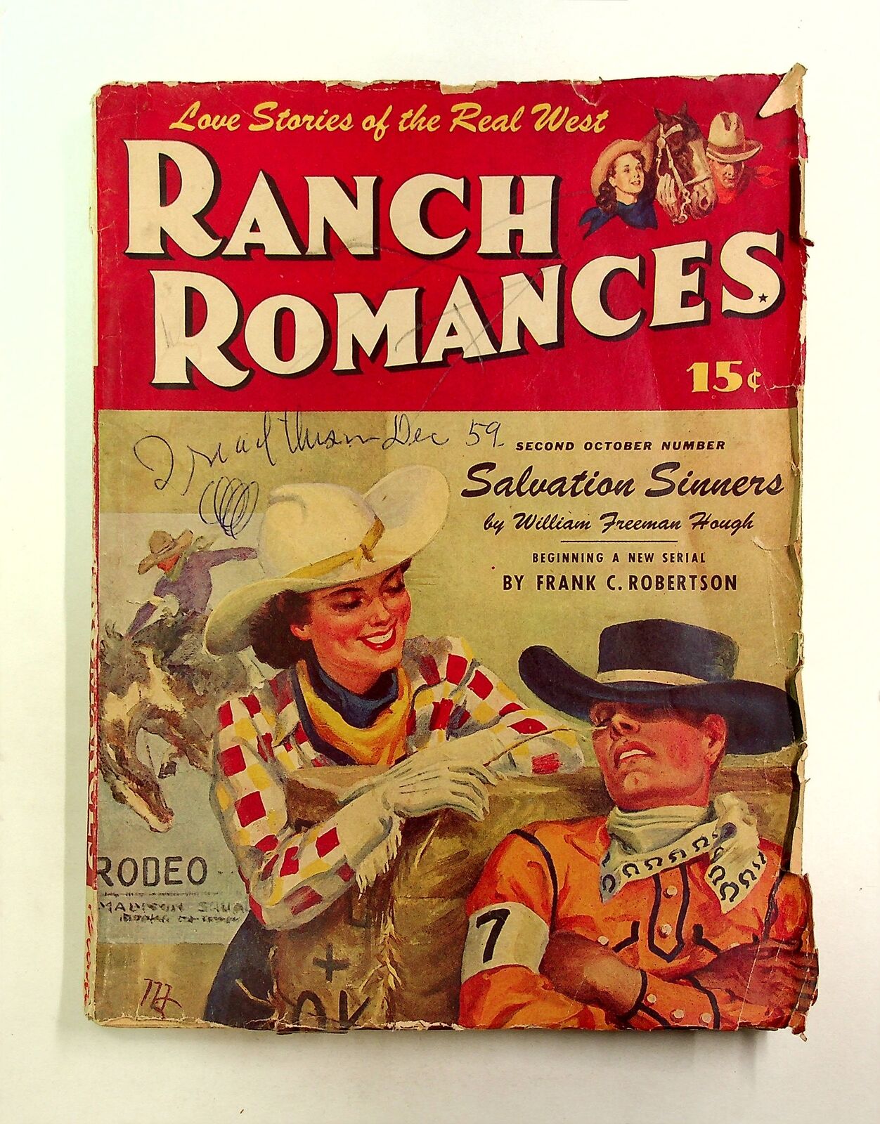 Ranch Romances Pulp Oct 1944 Vol. 122 #1 GD/VG 3.0