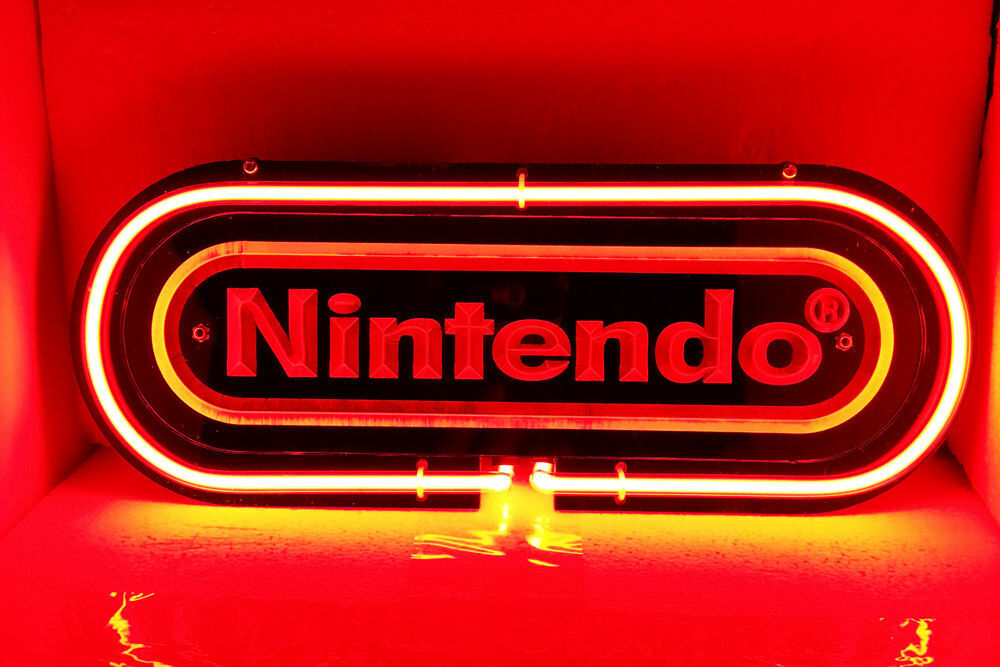 Nintendo 3d Carved Neon Sign Beer Bar Gift 14\