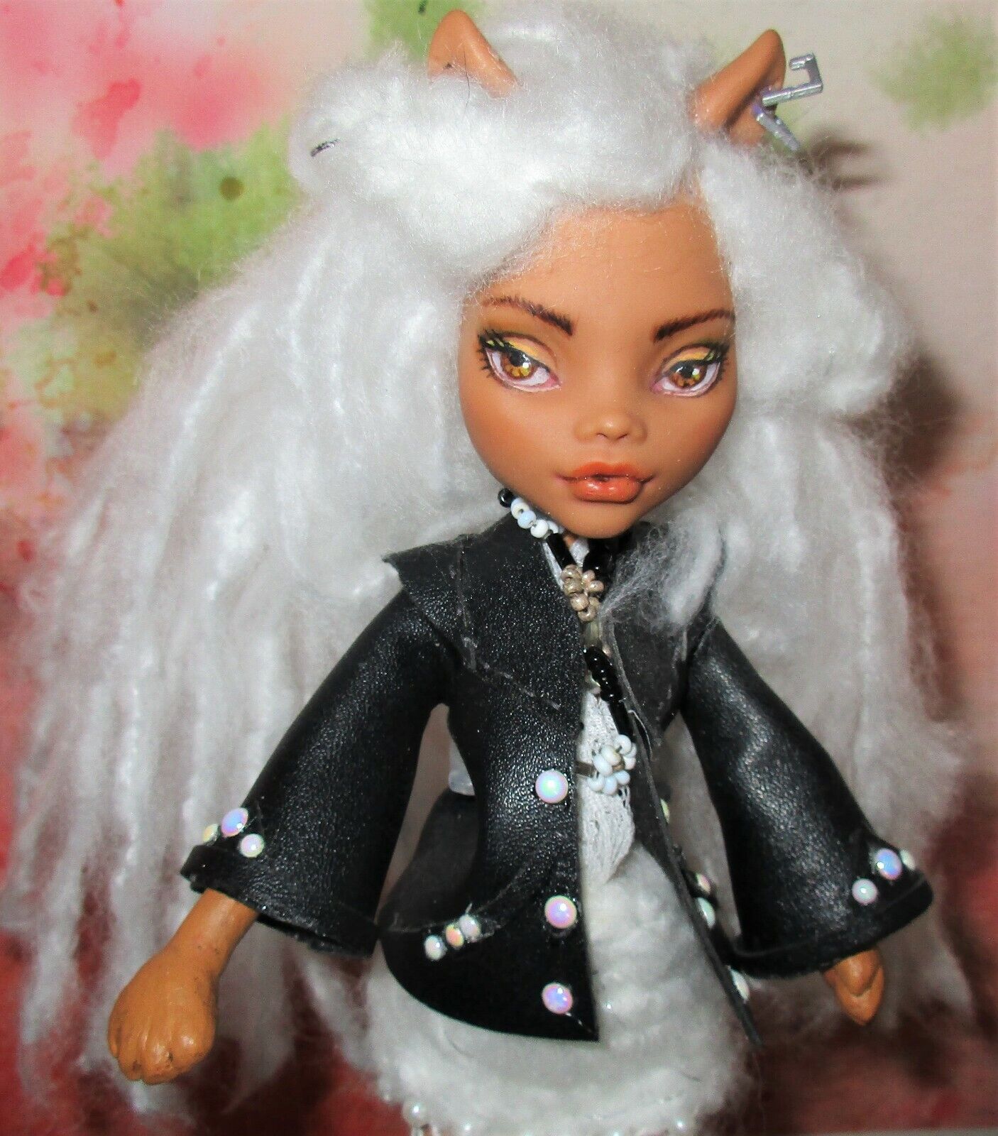 Monster High OOAK Doll Repaint Custom Art Face Remake Daenerys Clawdeen JL Biel