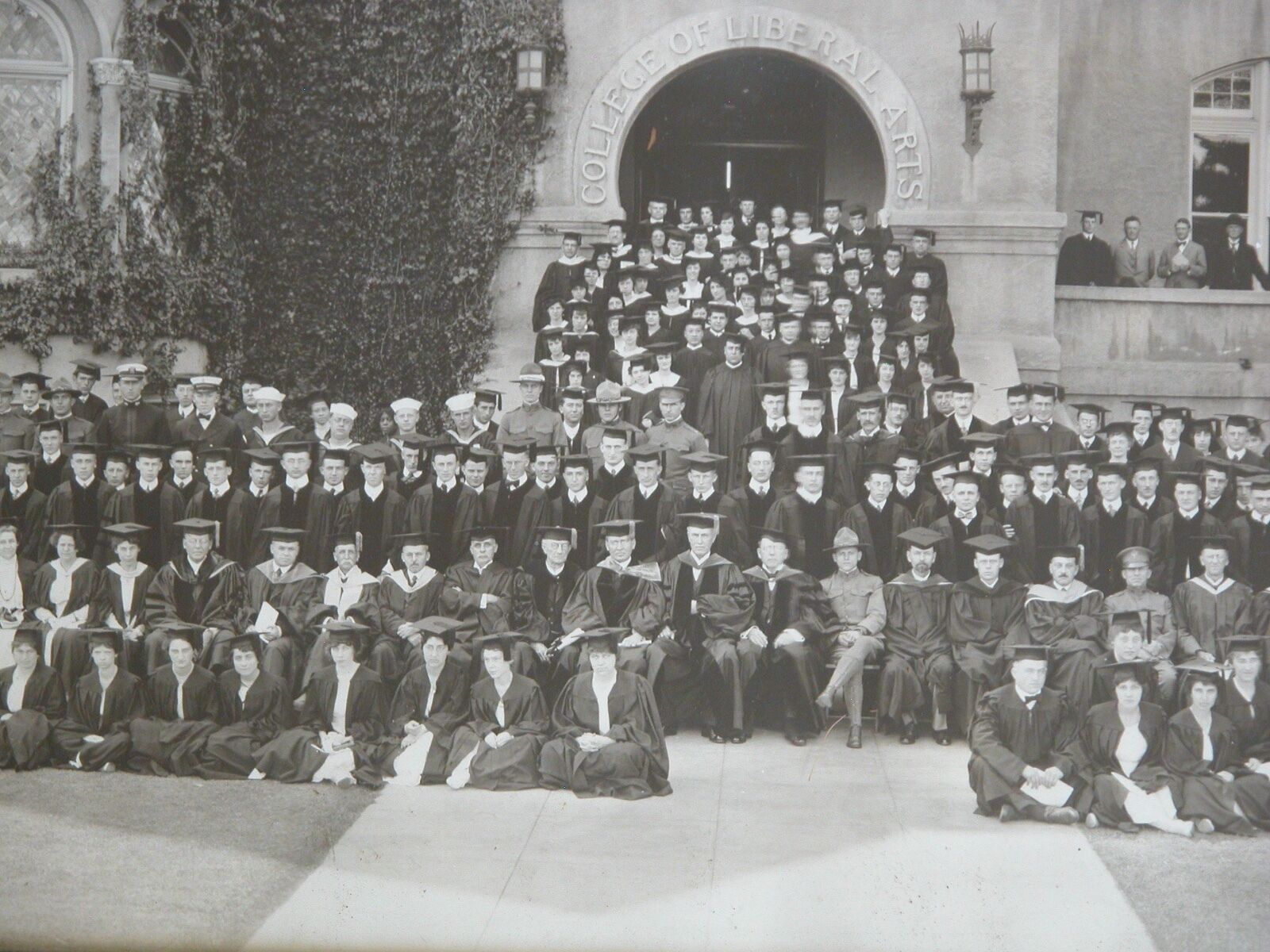 USC Faculty Graduates University Graduate 1918 Photograph College Antique Photo