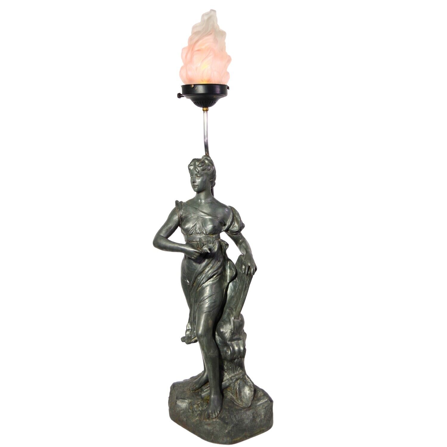 Exquisite French Table Lamp: Stamped and Signed H. Levasseur Early 19th Century