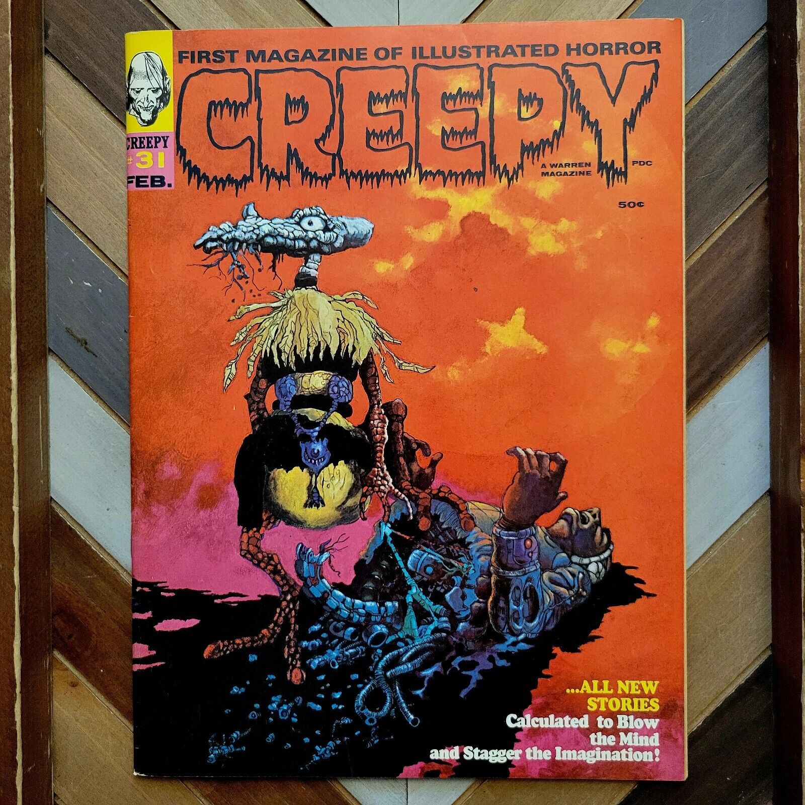 CREEPY #31 VF- (Warren 1970) 1st Series | TALLARICO, BRAND, DUNNE + BODE Cover
