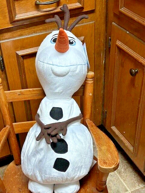 Disney Frozen Olaf the Snowman Plush 22” Large Stuffed Toy Cuddle Pillow/2011