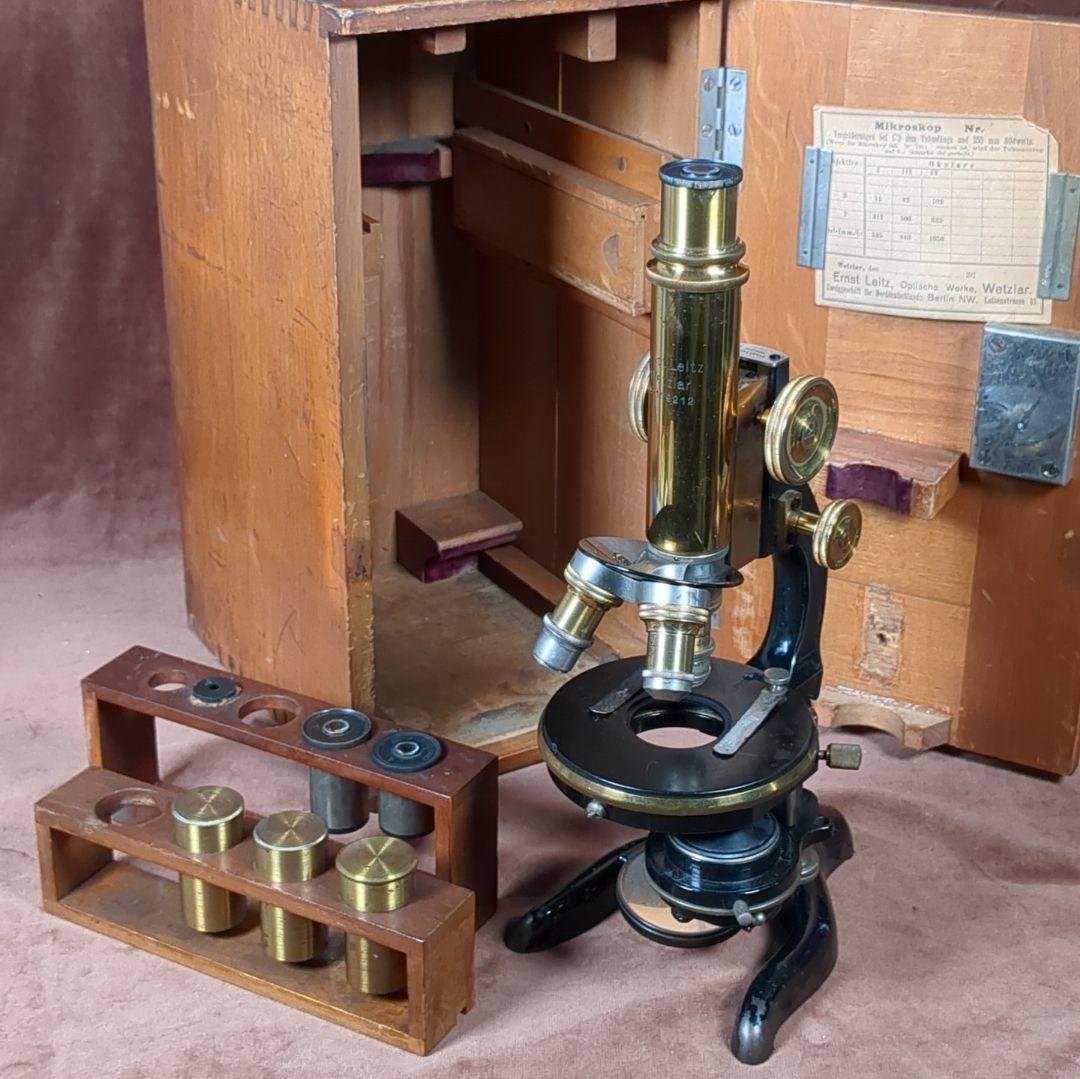 Ernst Leitz (Germany) antique microscope / 1924