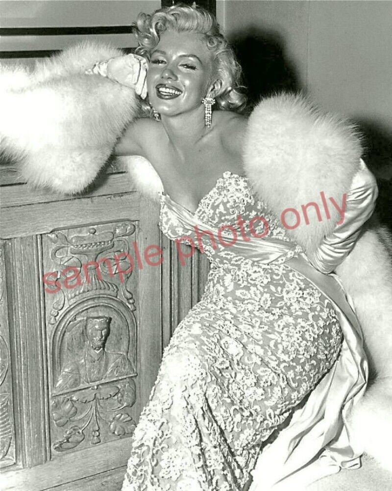  MARILYN MONROE PREMIERE HOW TO MARRY A MILLIONAIRE 1953 8x10 GLOSSY PHOTO BG27
