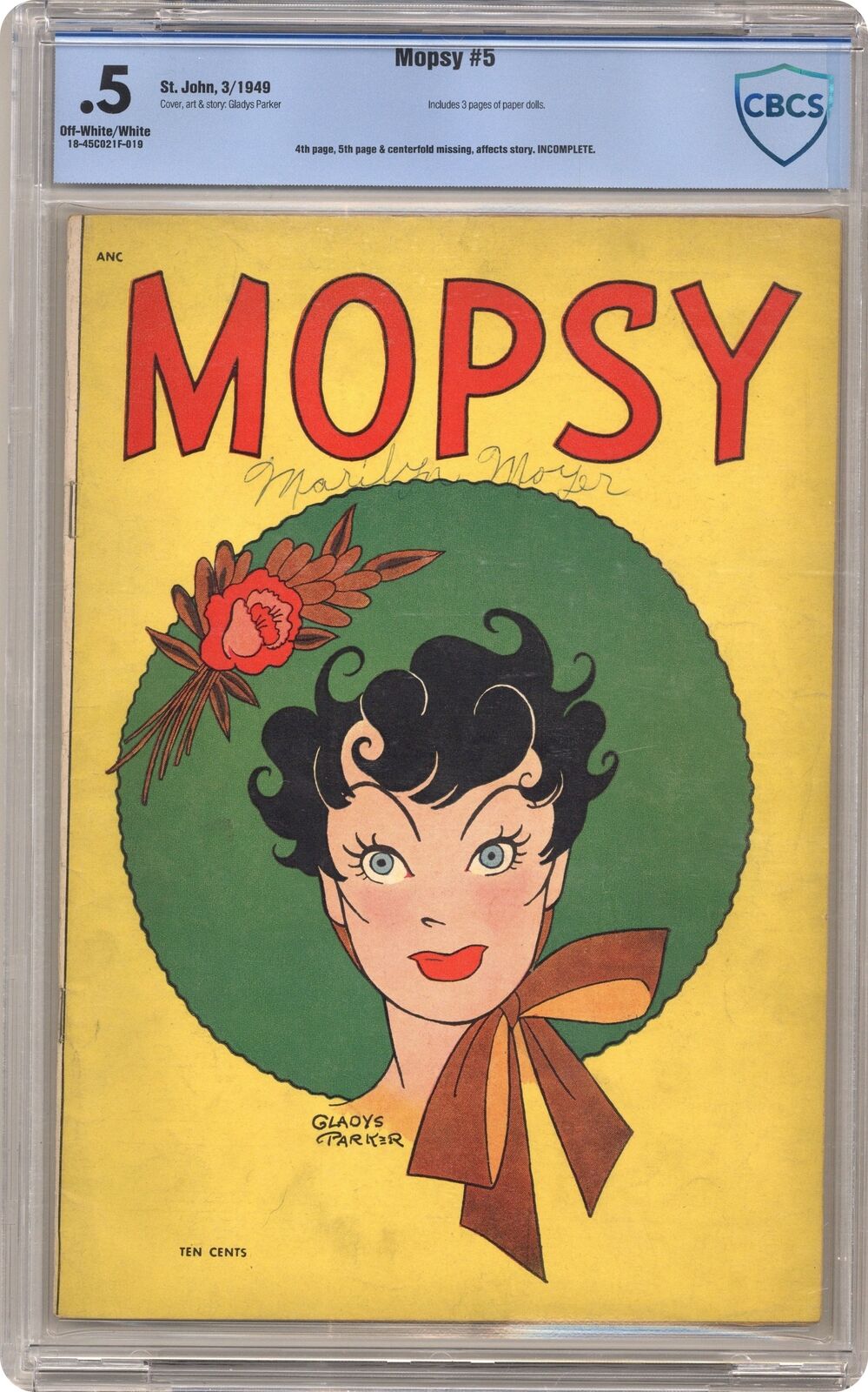 Mopsy #5 CBCS 0.5 1949 18-45C021F-019