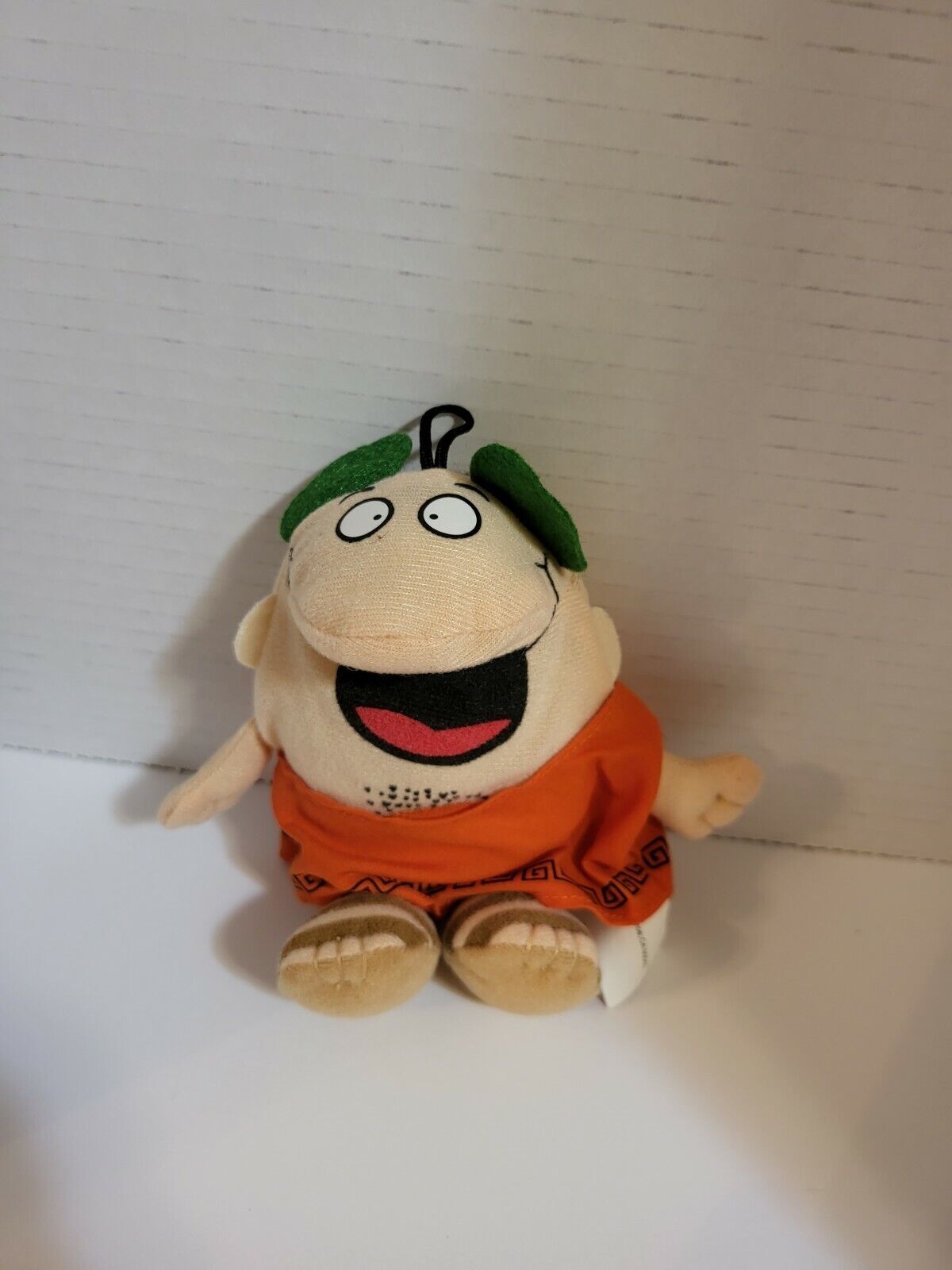 Little Caesars Pizza Plush Caesar Man Toy 7 inch with Hanger Loop NEW